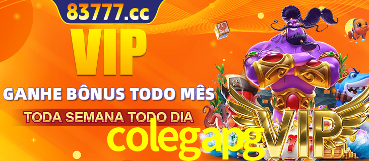 Banner promocional do colegapg oferecendo 100% de recompensas adicionais contínuas para quem fizer o login diário (Daily sign-in), com um mascote de coelho.